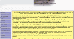 Desktop Screenshot of carriagehousefloristwillard.com